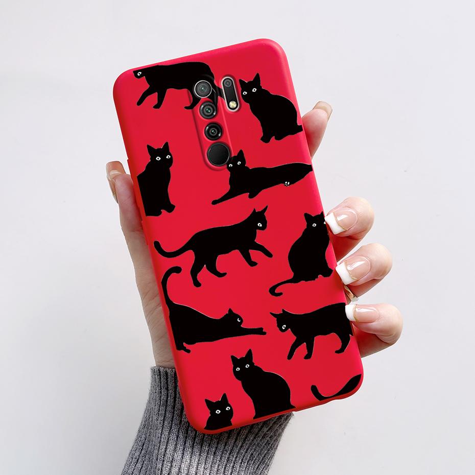 For Xiaomi Redmi 9 Cute Cartoon Cover For Xiaomi Poco M2 Reloaded Phone Coque For Xiaomi Redmi 9 Prime Soft Protective Covers