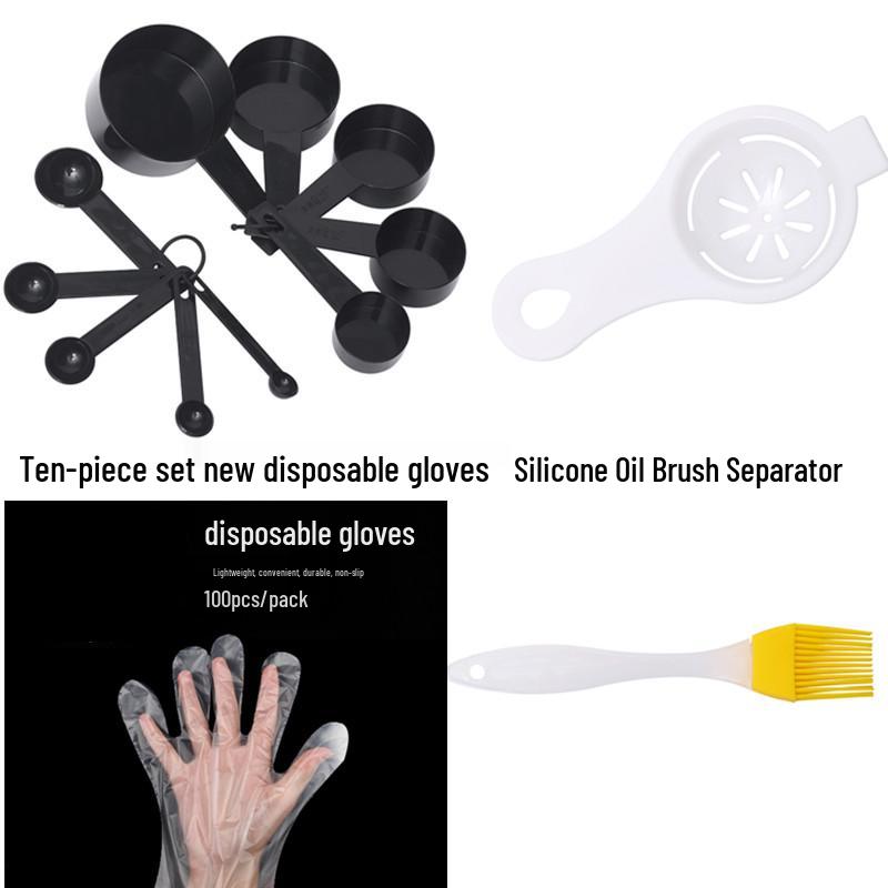 Baking Measuring Cup & Spoon Set: Kitchen Gram & Scale Spoons, Plastic Measuring Tools