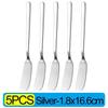 10/1pcs Stainless Steel Long Handle Butter Cheese Bread Jam Cutter Spreaders Spoons Western Food Tableware Kitchen Gadgets 6
