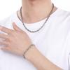 KALEN Stainless Steel Twisted Chain Bracelet For Women Men Rock Thick Patterned Loop Necklace Gold Color Trend Jewelry Gift