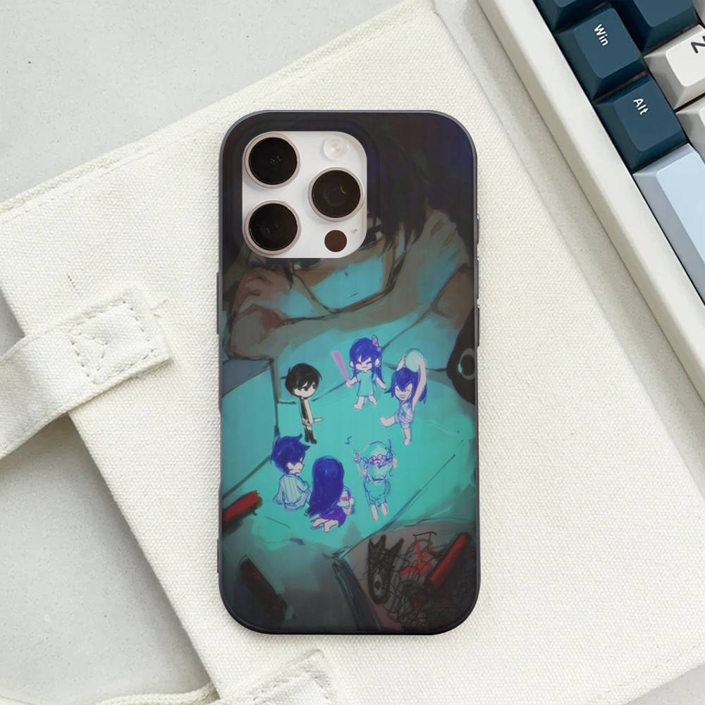 O-Omori Game Phone Case For iPhone 17 16 15 11 12 13 14 Pro Max Soft Corrugated Silicone Cover Case