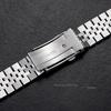 Massive Edelstahl-Uhrenschließe Faltschließe 18mm 20mm 22mm Herren Damen Uhrenschließe Universelles Ersatz-Uhrenarmband Zubehör