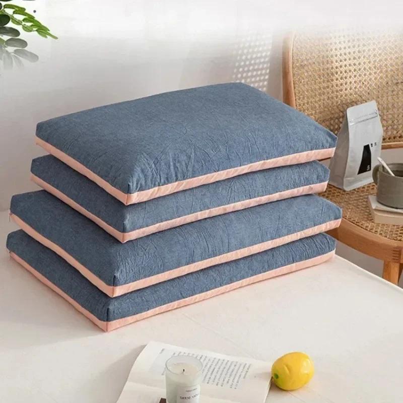 Poduszki gryczane 100% Organiczne Opakowanie z Grubej Tkaniny Organiczne Łuski Gryki Naturalna Technologia Chłodzenia i Łagodzenie Bólu Szyi