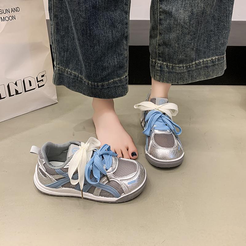 Mesh Breathable Casual Shoes 2025 New Popular Shoes Women's Shoes Spring and Summer Net Shoes Women's Platform German Training Shoes Women