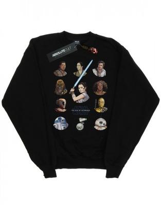 Boys Star Wars The Rise Of Skywalker Resistance Character Line Up Sweatshirt