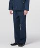 Honguseong Washed Twill Cotton Trousers_Navy