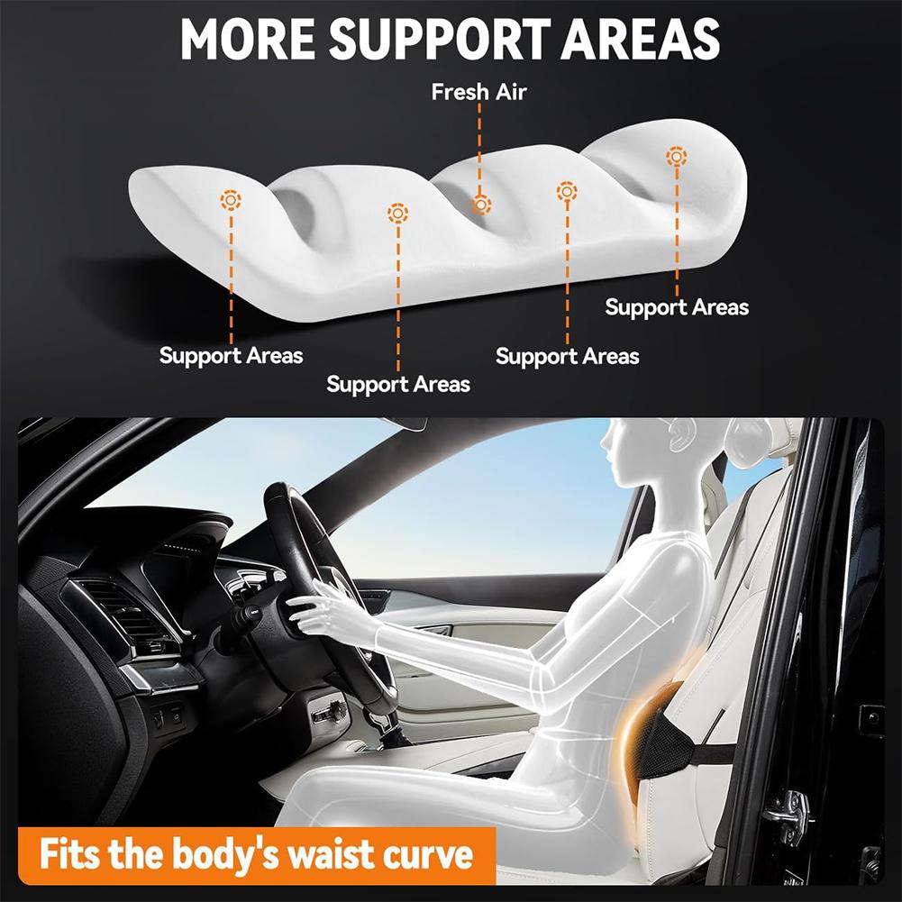 New car waist rest engineering seat cushion special driving waist protection back cushion memory cotton car waist pillow