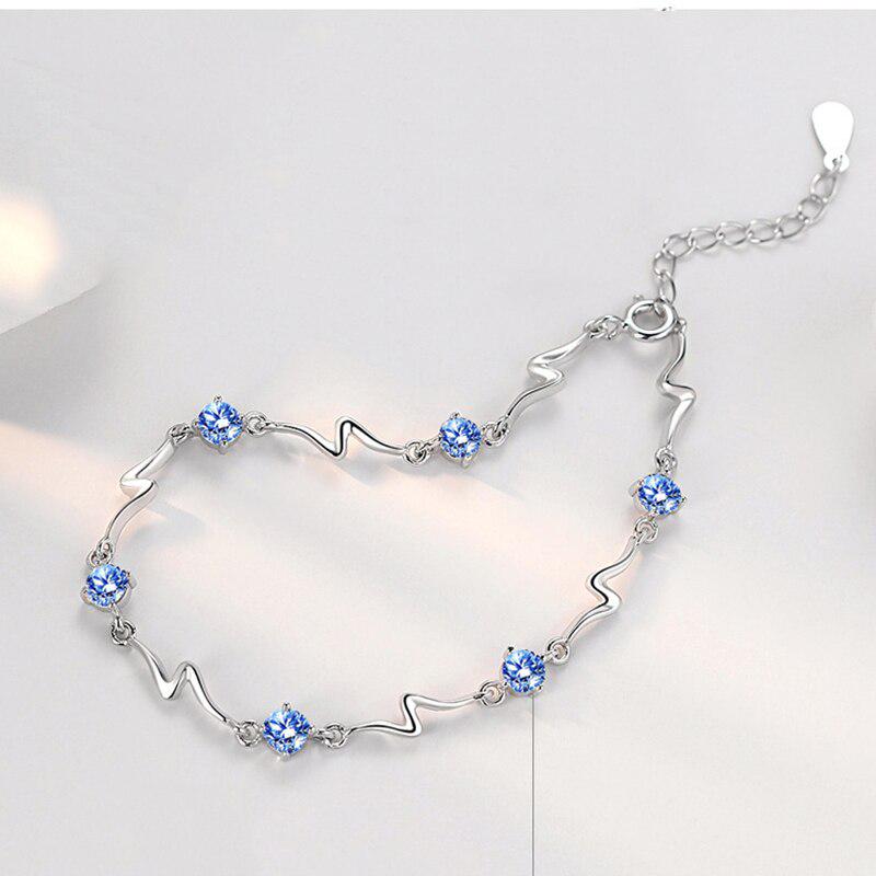 Lindon feminino prateado joias casamento noivado para mulheres presente de natal