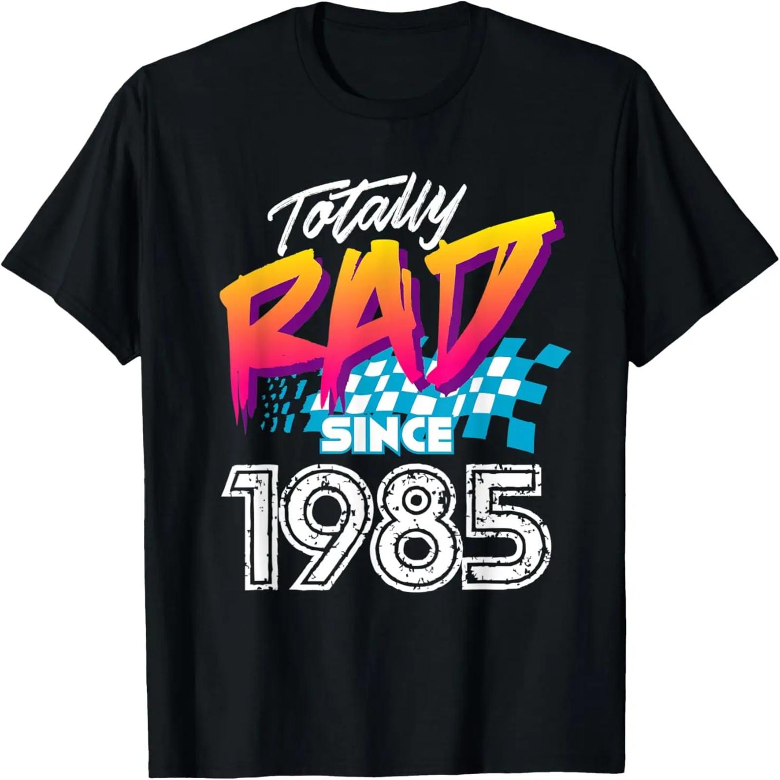 

Totally Rad Since 1985 Retro Birthday T-Shirt XXXXXL чёрный