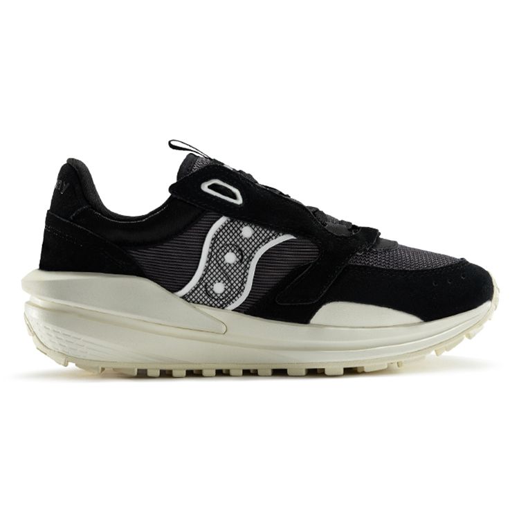 SAUCONY Jazz Series Retro Casual Cushioning Non-Slip Wear-Resistant Breathable Low-Top Running Shoes Women Sneaker Black S69003-1