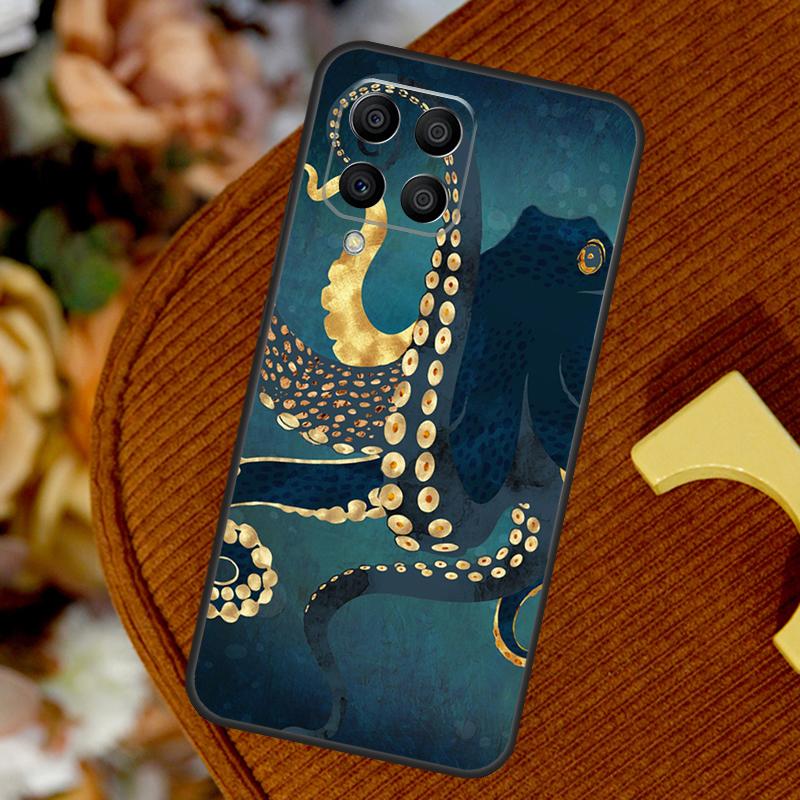 Meeresleben Ozean Oktopus Für Samsung Galaxy M23 M33 M13 M53 M11 M51 M14 M34 M54 M15 M55 M20 M30s M12 M32 M52 Hülle