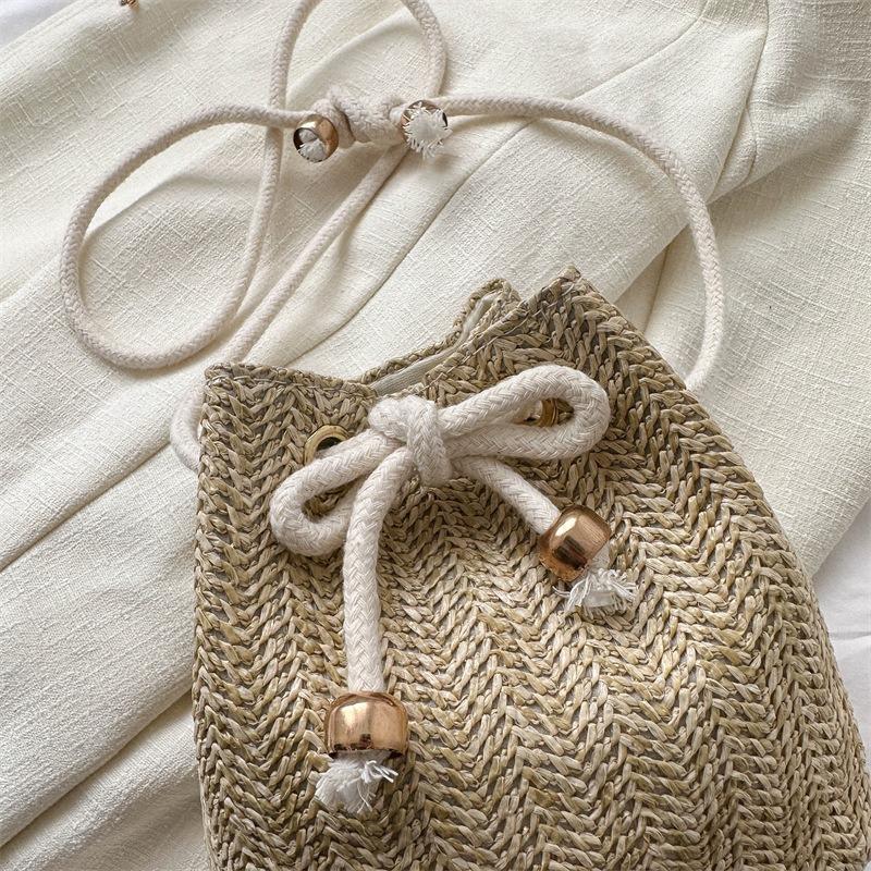 Hand-woven Bags for Women, New Niche Designs Are Popular Today, Straw Bags, Summer Crossbody Bucket Bags