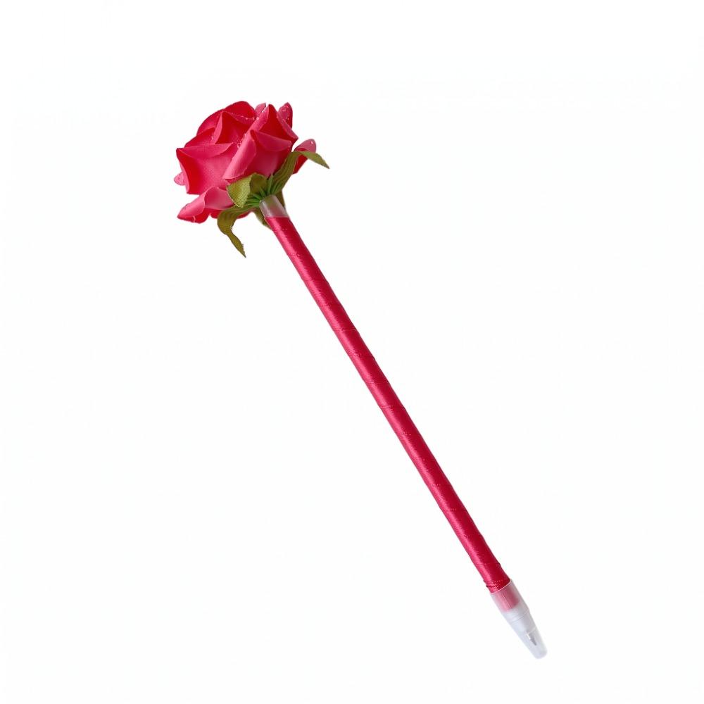 Writing Smoothly Neutral Gel Pens Fake Rose Signature Pen Artificial Flowers Ballpoint Pen  Ladies