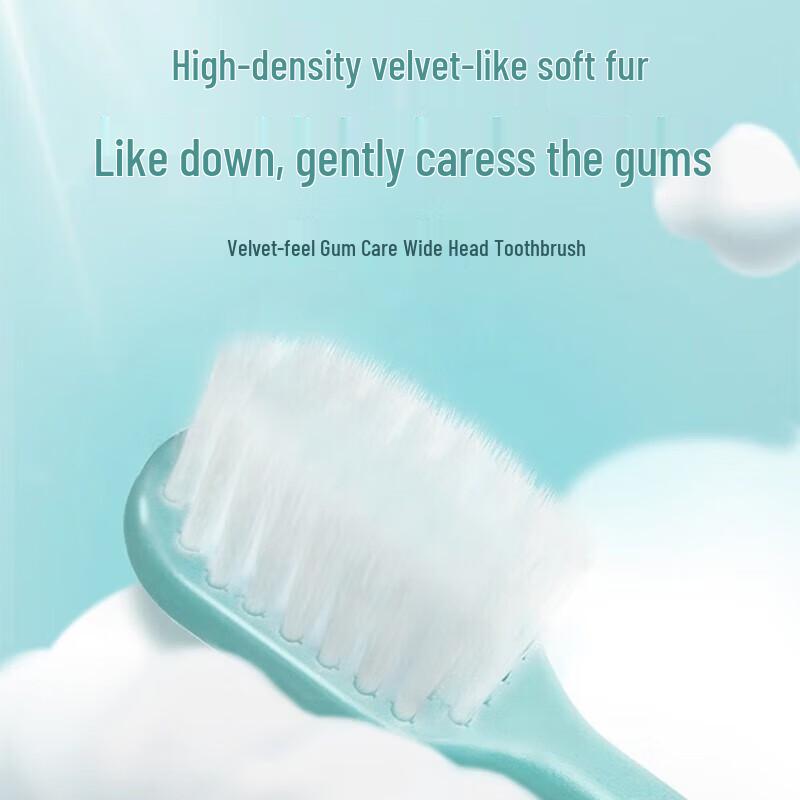 Ebisu Velvet Feel Gum Care Toothbrush 5-Pack
