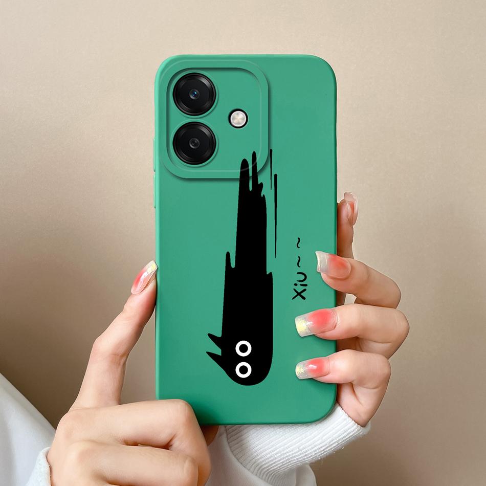 Per Oppo A3 Pro A3X A40 A80 Custodia per Telefono Creativa Protezione Completa Cover Posteriore Per Oppo A 3 OppoA3 4G 5G Morbido Silicone Liquido Fundas
