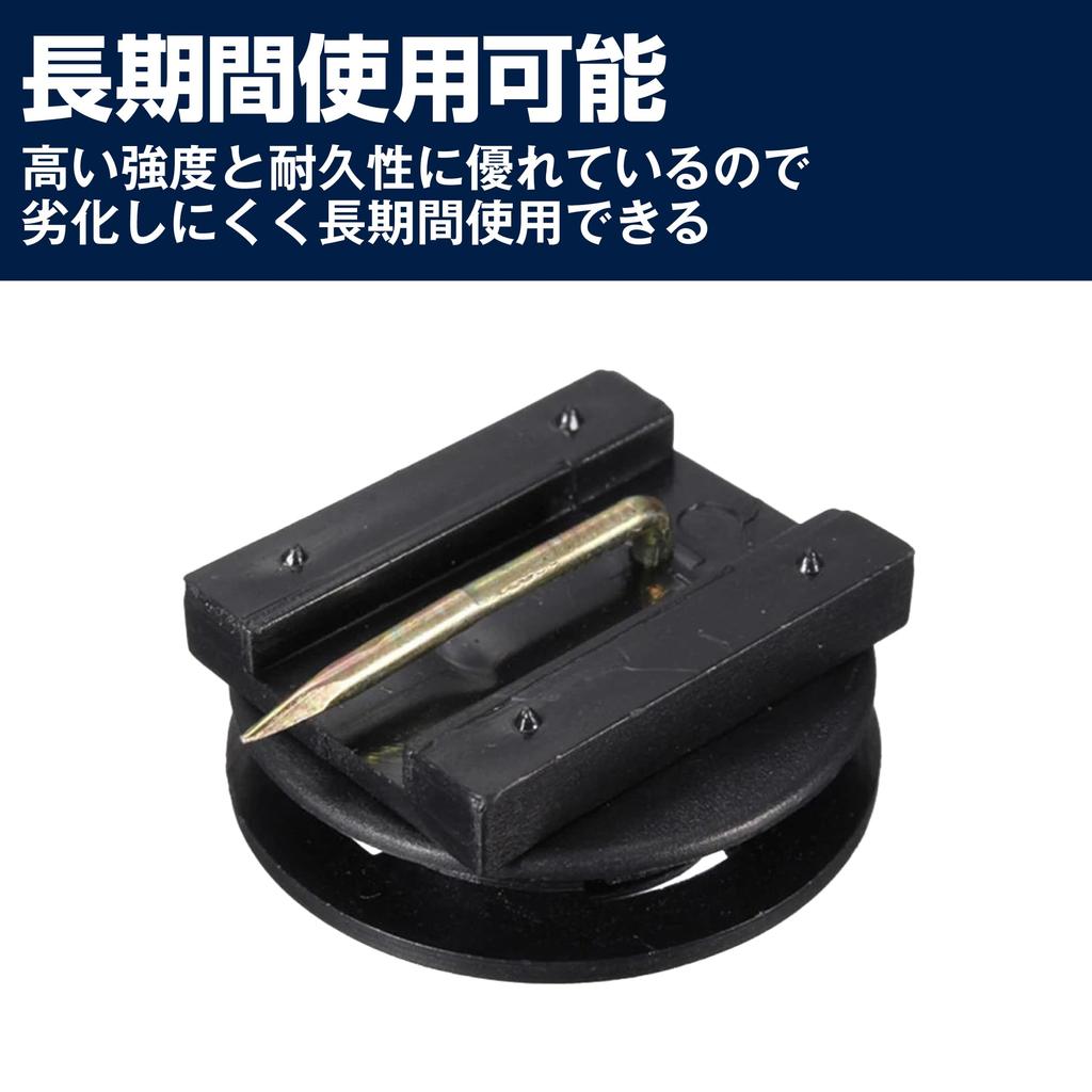 MOMOIRO SAMURAI Floor Mat Clips for Car, Floor Mat Fixing Clips, Set of 8