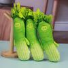 Cute Vegetable Plush Pendant Keychain Creative Cartoon Tender Celery Shape Doll Soft Plush Keyring Backpack Pendant
