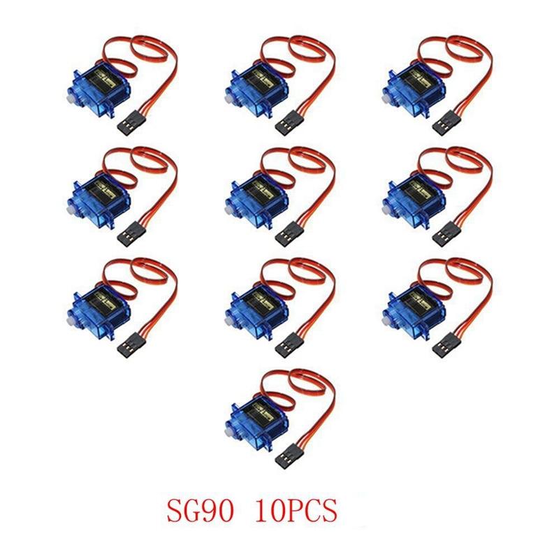 SG90 Mini Gear Micro Servo 9g 1.6KG Mini For RC RC 250 450 Airplane Helicopter Car Vehicle Boat Models Spare Parts 4/5/10/20PCS