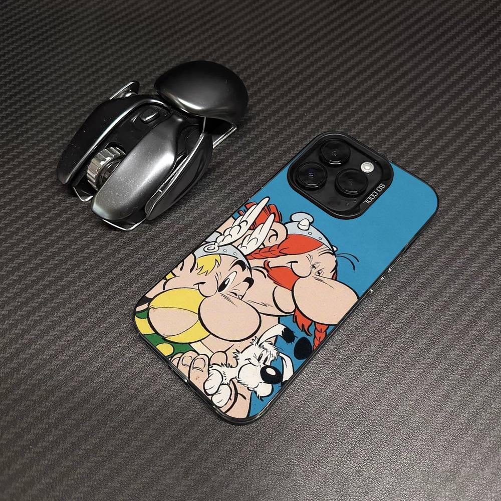 

Чехол для телефона A-Asterix Y-O-Obelix для iPhone 16 15 14 13 12 11 17 Pro MAX Plus Pro Матовый Ударопрочный Чехол iPhone 16