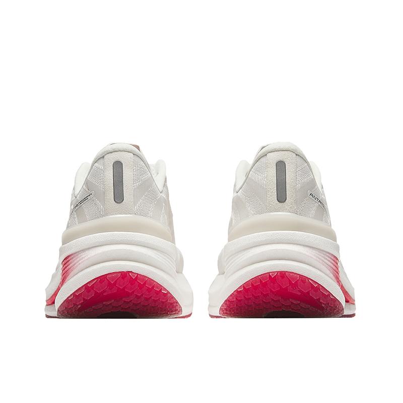 Anta Comfortable Shock Absorbing Non-Slip Wear-Resistant Breathable Low-Top Casual Running Shoes Women sneaker White Pink 122435561-8
