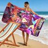 Friday Night Funkin 2D Flat Print Beach Towel, Large Soft Quick Dry Towel for Beach Camping SwimmingZSTJ0915458