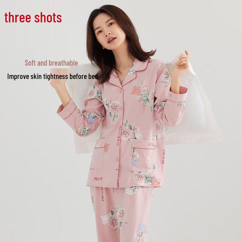 ThreeGun Women s Pure Cotton Pajama Set XL