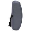 Back Cushion Gray Memory Foam 36 x 30 x 12 cm