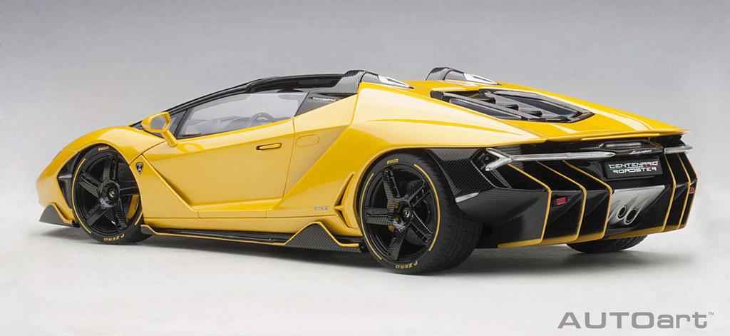 AUTOart 1/18 Lamborghini Centenario Roadster Pearl Yellow Finished Product