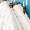 Small Pure Cotton Heat-Resistant Oven Gloves - Thick, White Insulated Baking Mitts