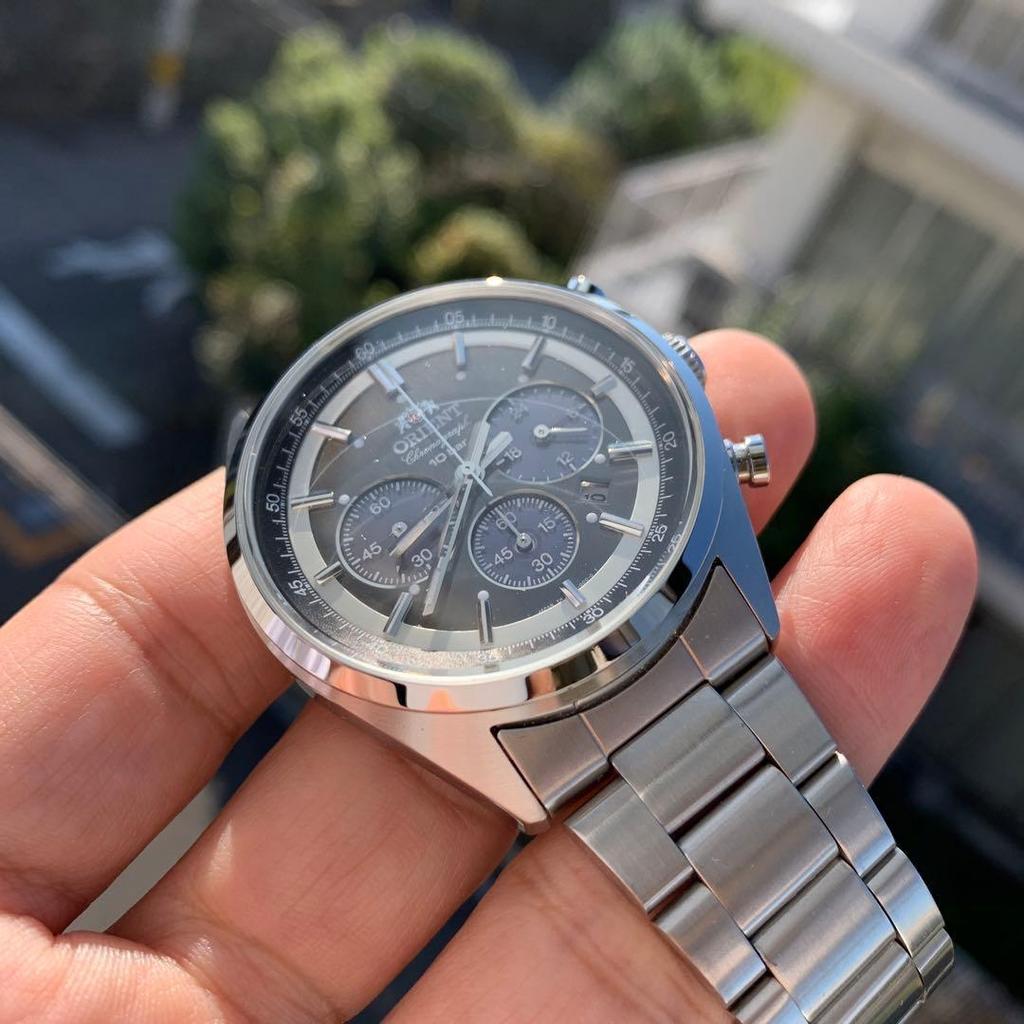 Used Orient Solar Chronograph New