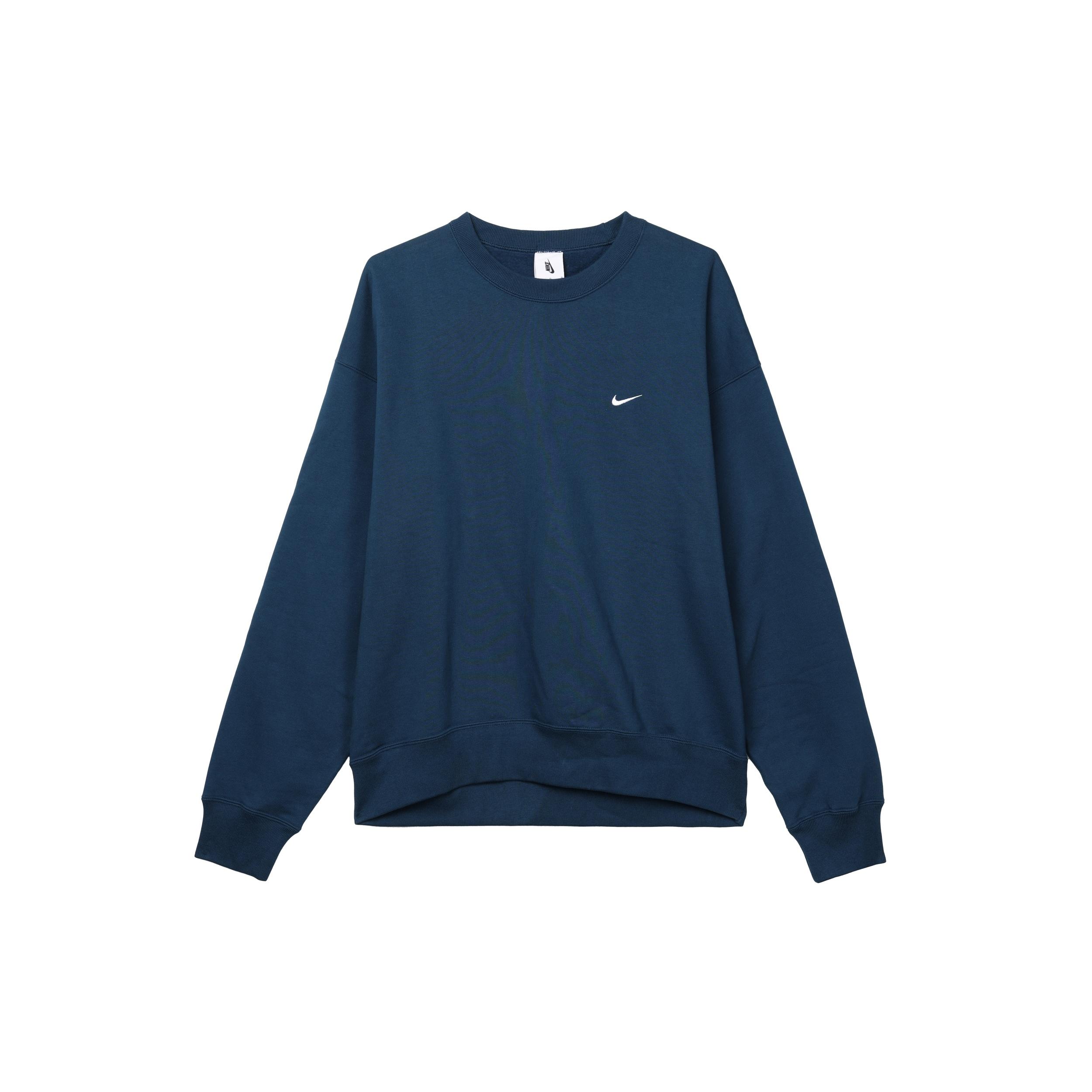 Nike Round Neck Pullover Loose Long Sleeves Hoodie Men s Blue DA0318-460 XL