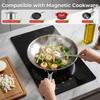 Induction Cooktop 2 Burners 3000W Double Plate Countertop Model with Touch Control Household & Hotel