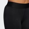 adidas Elastic Slim Fit Striped Retro Sports Casual Pants Women Bottoms Black DW9928