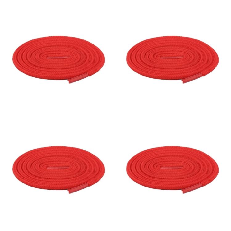 4 szt. Kolorowe Okrągłe Sznurowadła 5 mm Grubość Jednolity Kolor Sznurówki do Butów Sportowych i Codziennych Trampek Butów Wymiana