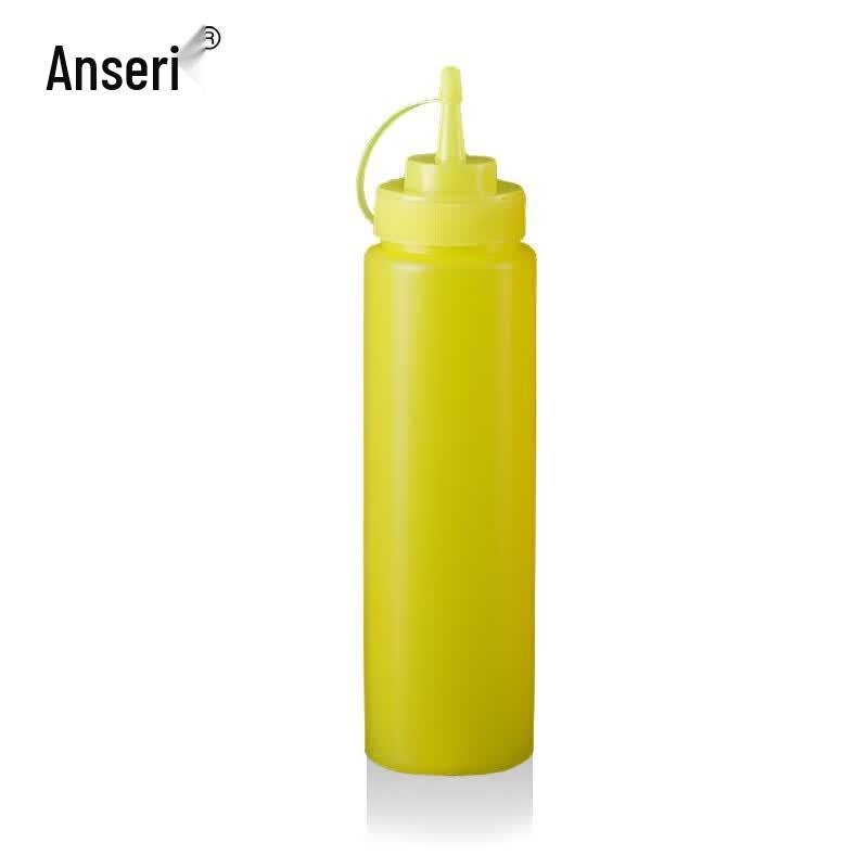 Anserui Commercial Squeeze Sauce Bottles with Narrow Tip 650ml