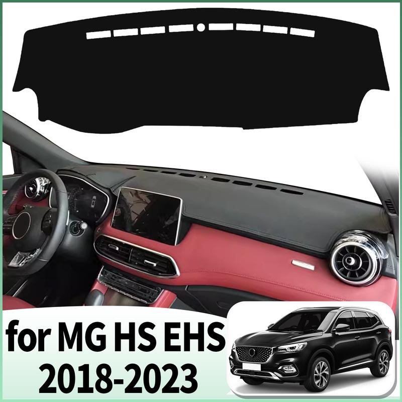 Fit for MG HS EHS 2018- PHEV Dashmat Dashboard Cover Pad Accessories DashMat Sunshade Protective Carpet Car Leather