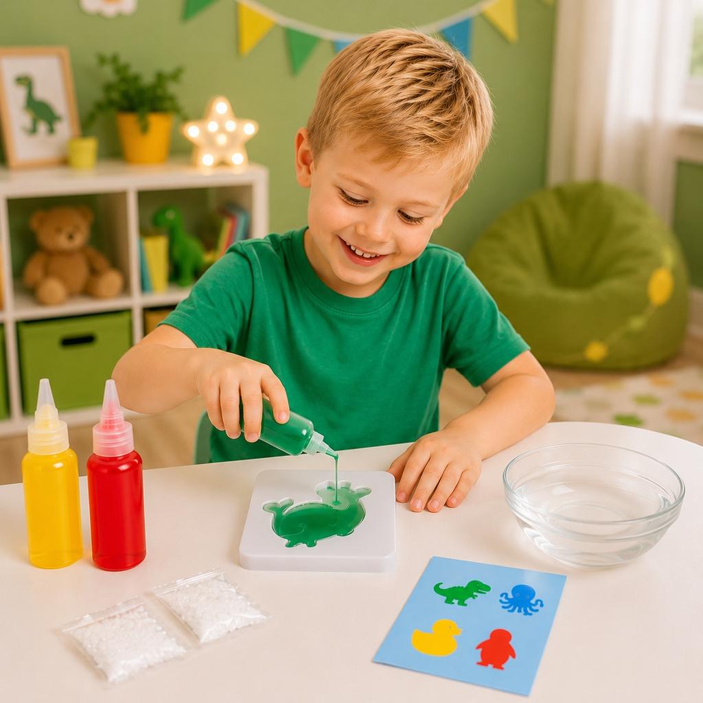 [PACZA] Creative set for children Magic Water Gel + Molds Z3422N