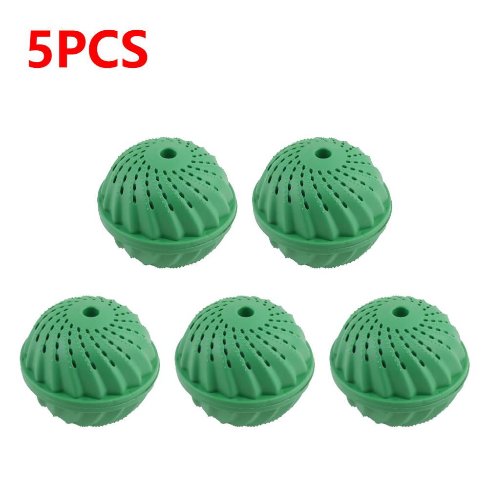 1-5pcs Laundry Ball Reusable Detergent-Free Clothes Hair Cleaning Tools Pet Hair Remover Washing Machine Cat Hair Catcher