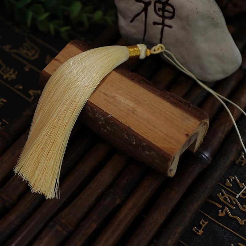 Tassel 13Cm Double Pull Circle Around Gold Thread Tassel, Polyester Tassel Ears, Fan Pendant Pendant Tassel Accessories, Tassel