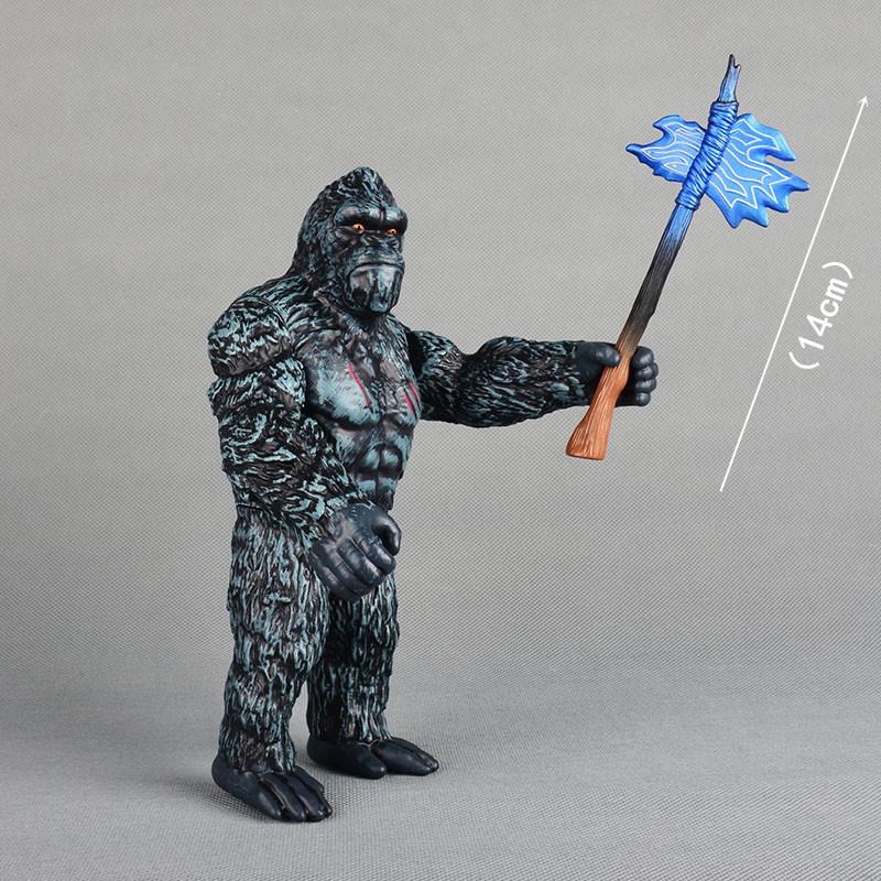 21cm King Kong Vs. Godzilla Akční figurka Model Hračka Verze z filmu King Kong Ostrov lebek Gorilí Monstrum Panenka Dekorace na stůl Dárek