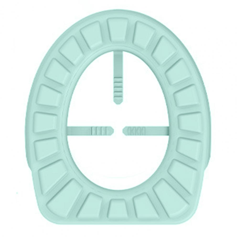 Silicone Toilet Seat Cover Washable Toilet Seat Cover Waterproof Sticker Toilet Lid Cover Toilet Cup Covers Bathroom Accessories