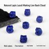Handmade Lapis Lazuli Lion Carving Bracelet & Necklace for Men and Women