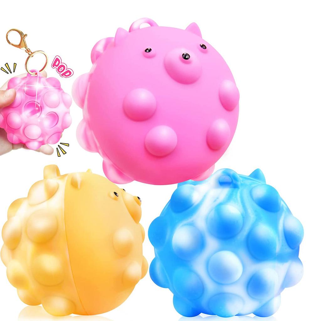 Giocattolo Antistress Biscotto Squishy Fufu - Morbido TPR - 2 Pezzi Nero E Rosa