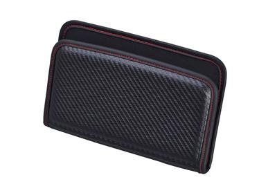 SEIWA Car Accessories Pocket Fit Pocket L Carbon Carbon Pattern Black W844