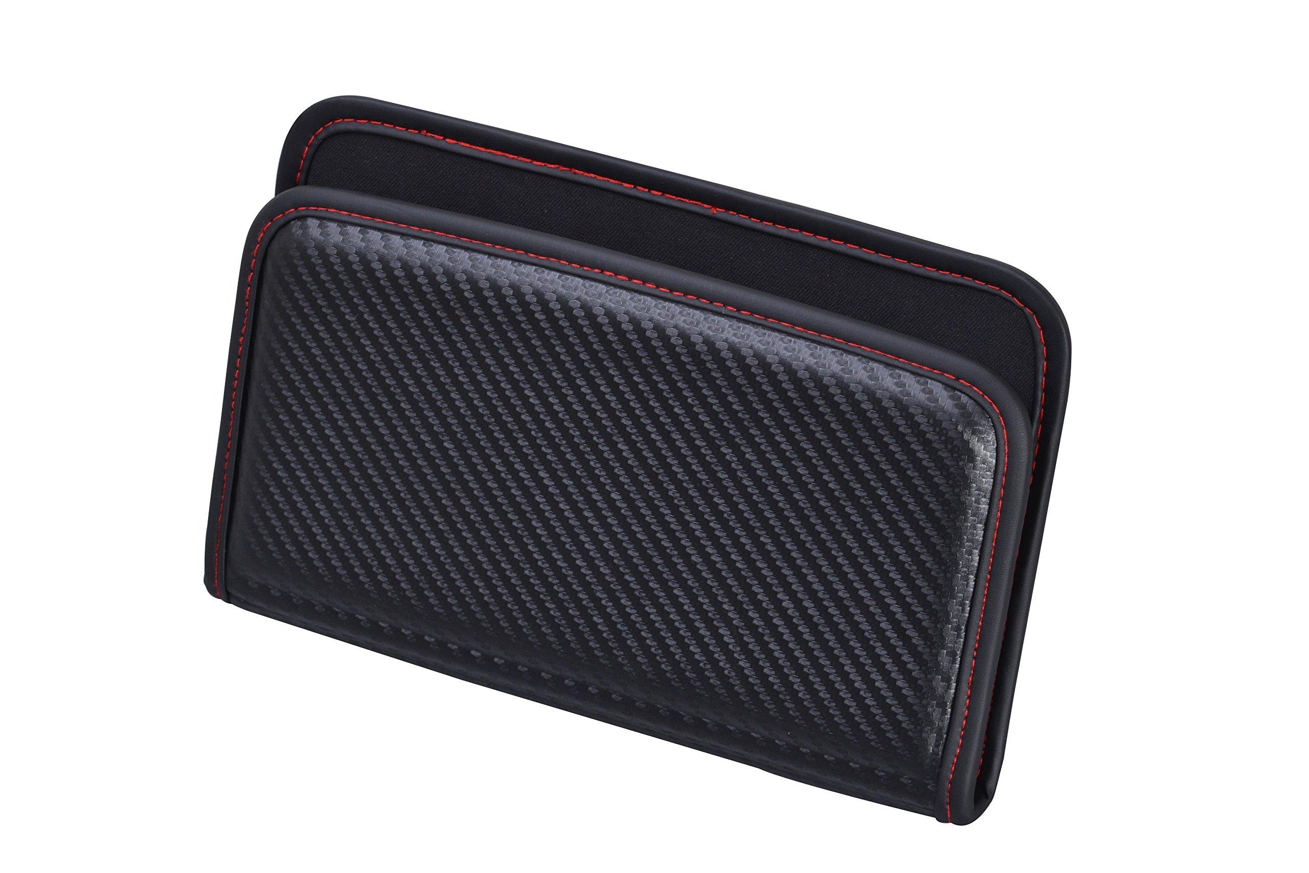 

SEIWA Автоаксессуары Карманный органайзер Pocket Fit Pocket L Карбон Узор Карбон Черный W844 чёрный