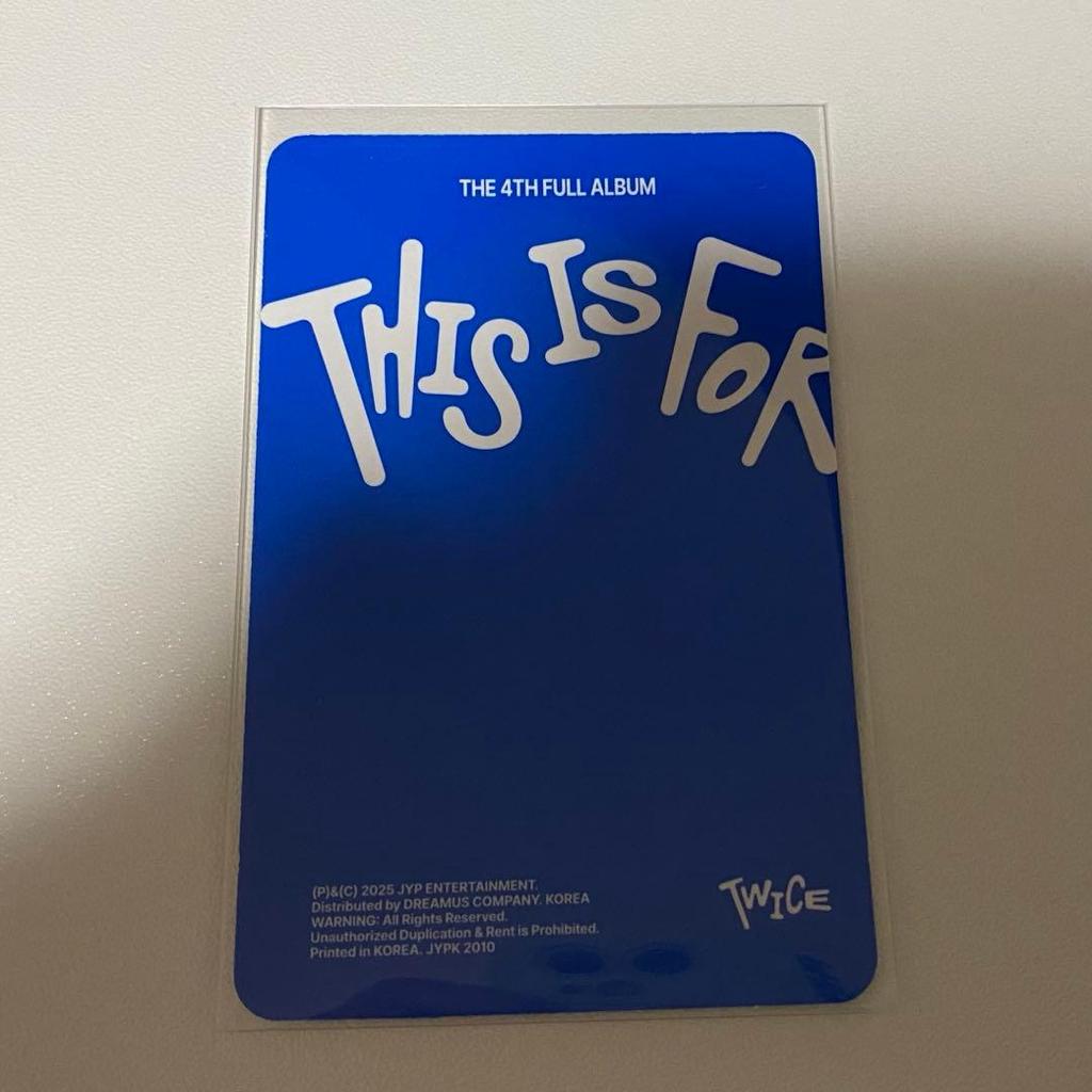 [USED] TWICE Jihyo THIS IS FOR target US