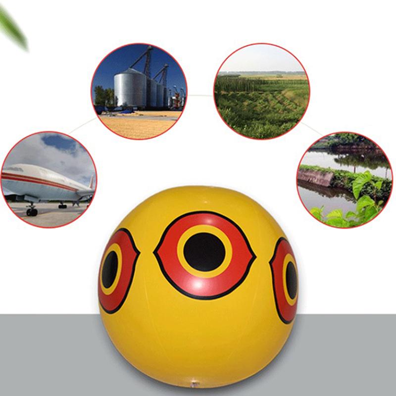 Anti Bird Oppblåsbar Repeller Skremme Eye Ballonger Visuell avskrekkende Farm Protector