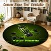 Round Rug Custom NameMonster Energy Pattern Non Slip Carpet Home Floor Decor