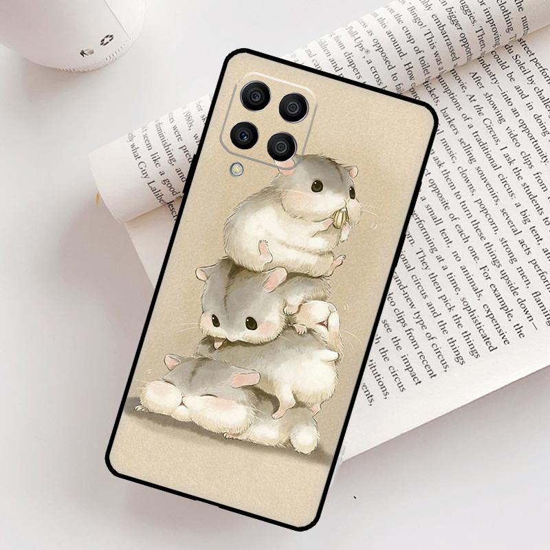 Hamster Art Case For Samsung Galaxy M12 M56 M06 M32 M52 M35 M55 M15 M11 M13 M14 M16 M36 M31 M53 M34 M54