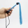 VaHppy Small Whips 100G 39CM Transparent Handle Rubber Tassel Tail 6colors SM BDSM Stuff Adult Products Sex Toys Couple Flirting Ass Pumping